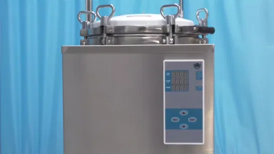 Sterilizzatore automatico per autoclave a vapore a pressione verticale 75L 100L 120L 150L