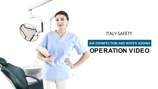 Poltrona per riunito odontoiatrico di disinfezione M3 Italy Safety con approvazione CE